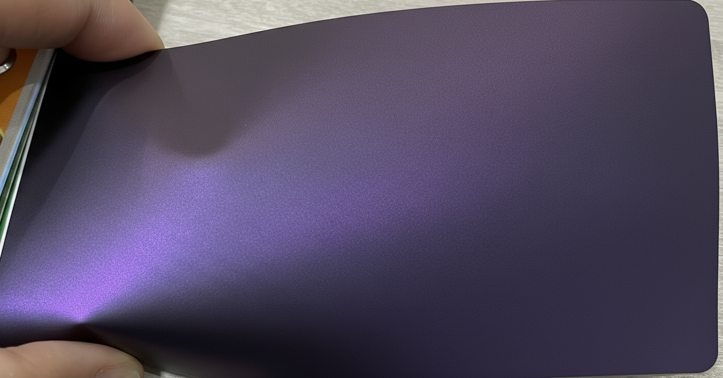 Black Iridescent Purple