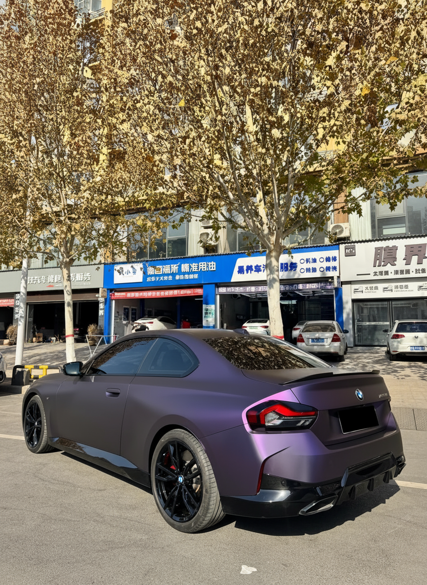 Black Iridescent Purple