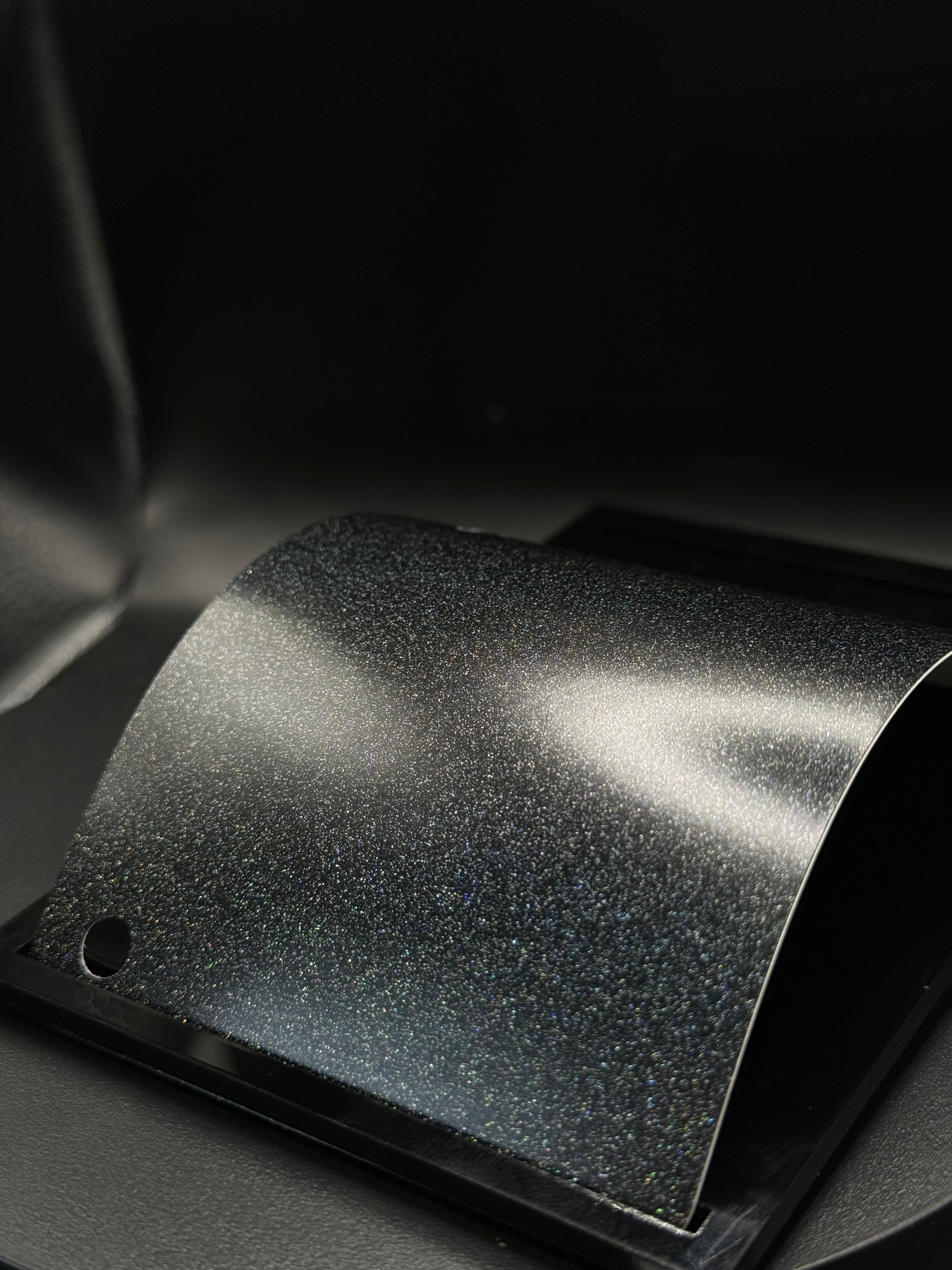 Laser Black Matte Iridescent