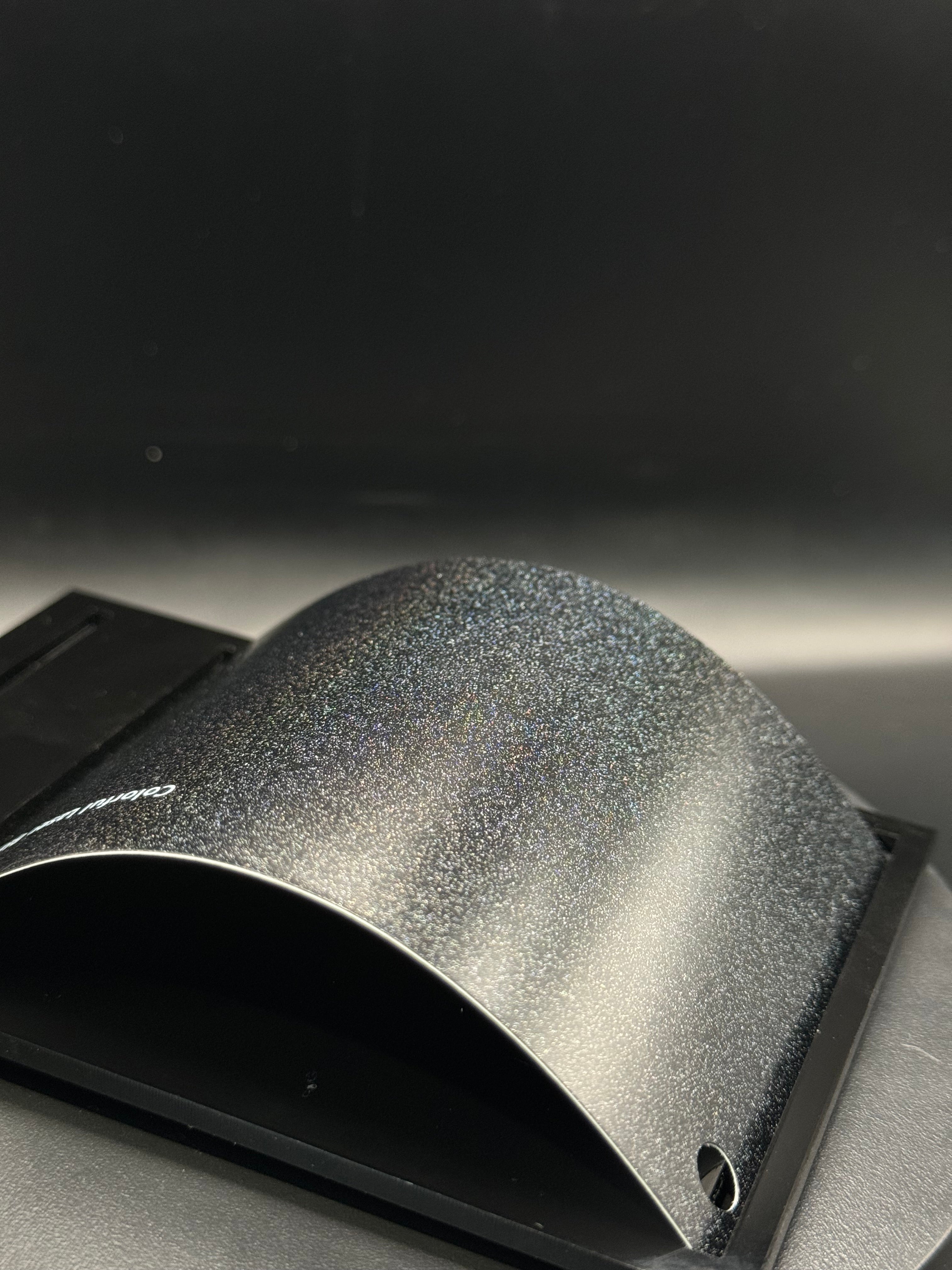 Laser Black Matte Iridescent