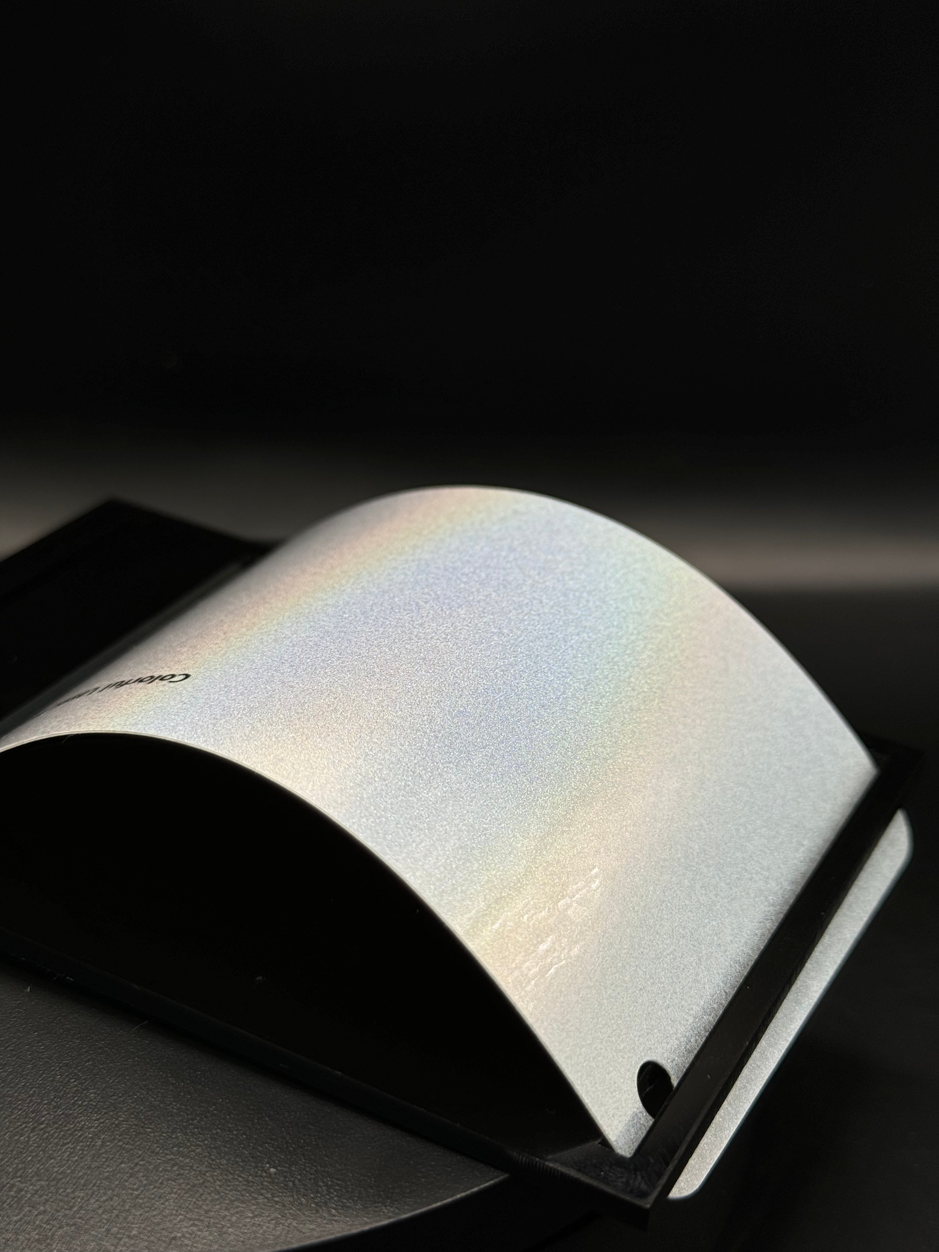 Laser White Gloss Iridescent