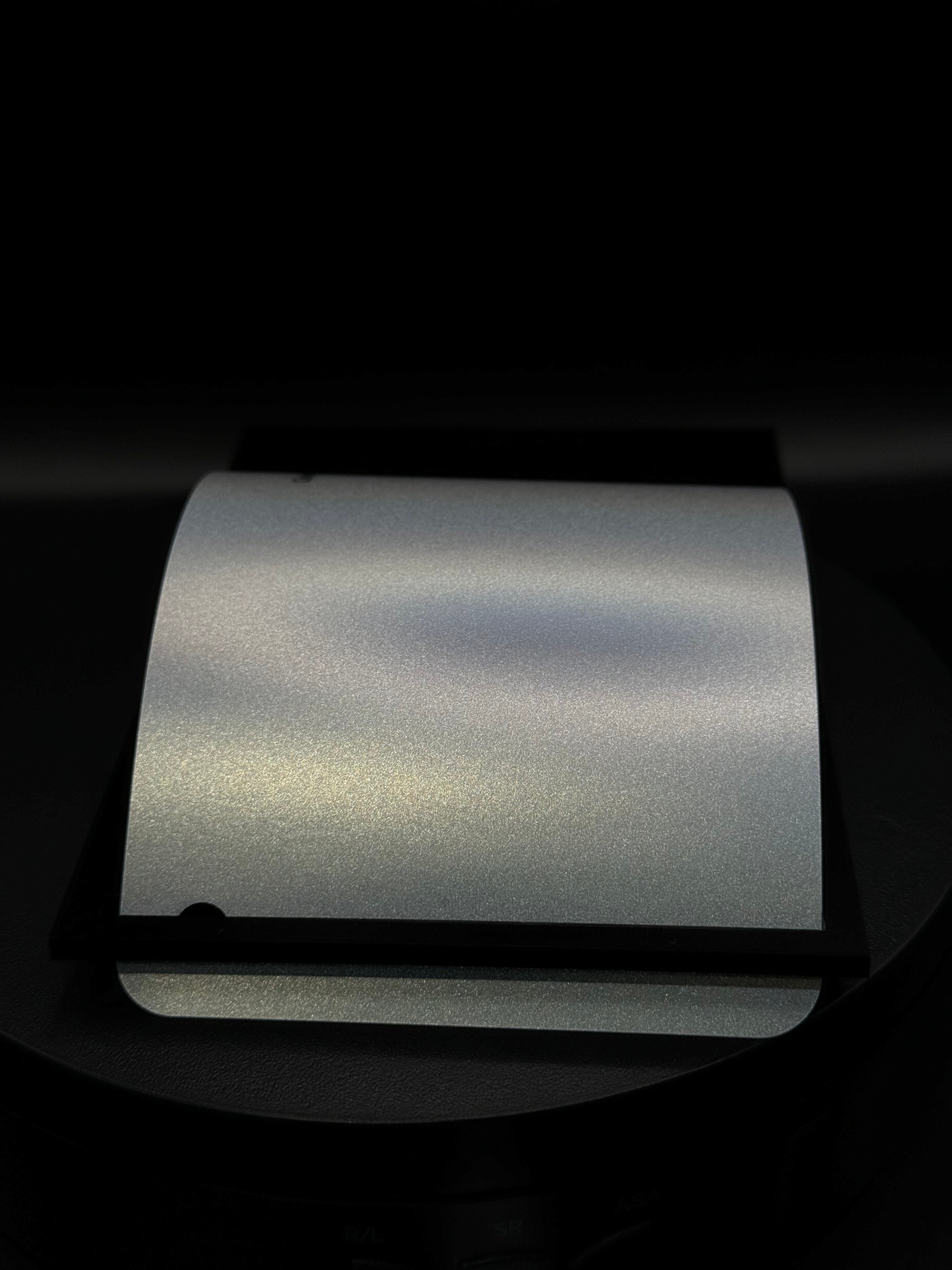 Laser White Matte Iridescent