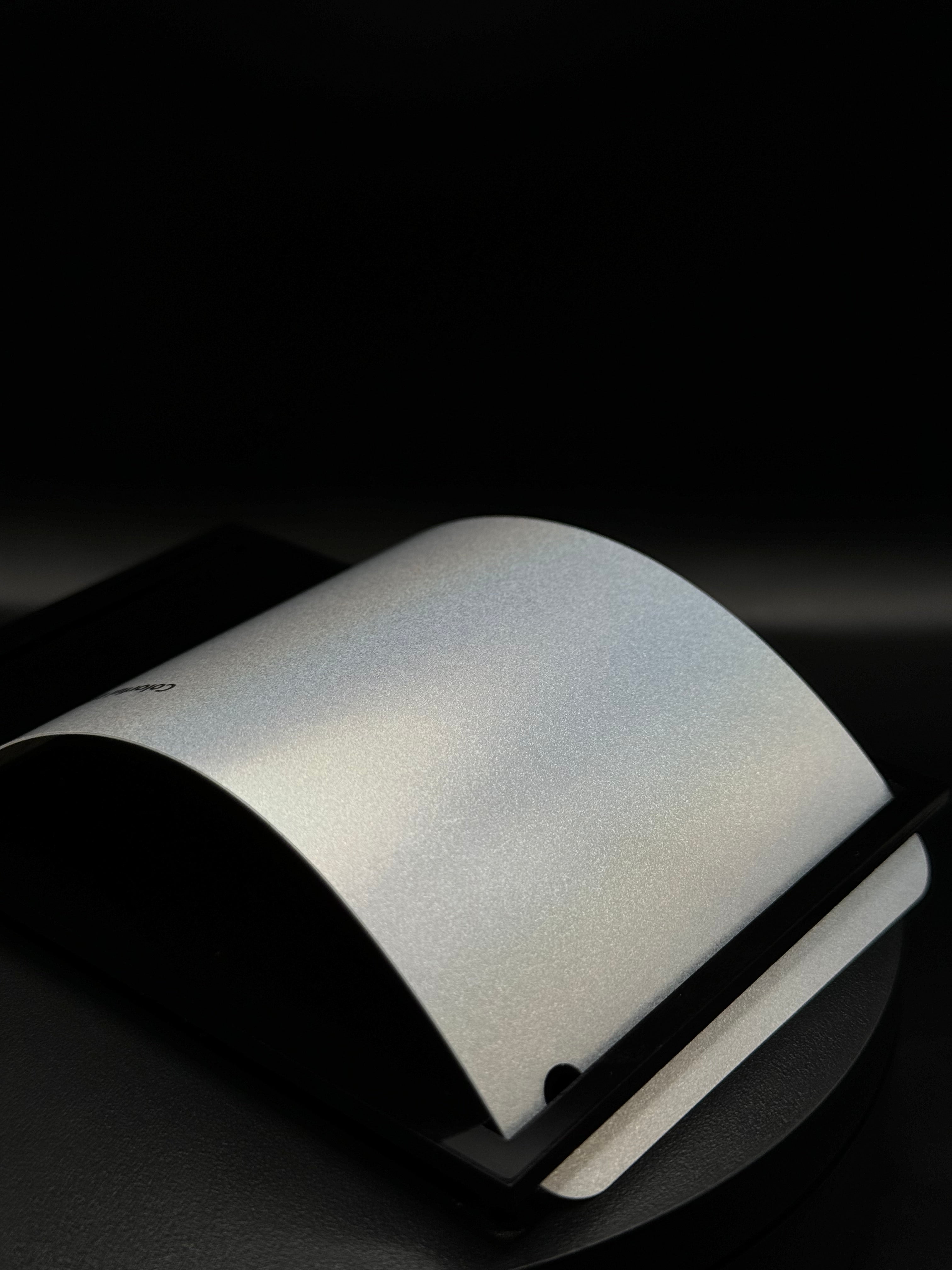 Laser White Matte Iridescent