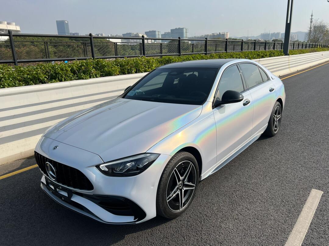 Laser White Matte Iridescent