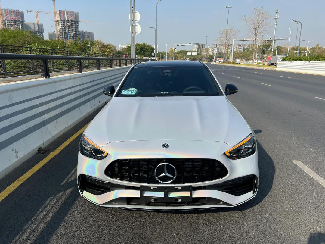 Laser White Matte Iridescent