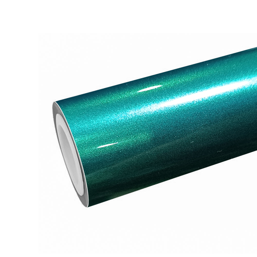 Super White Metallic Emeralds Green