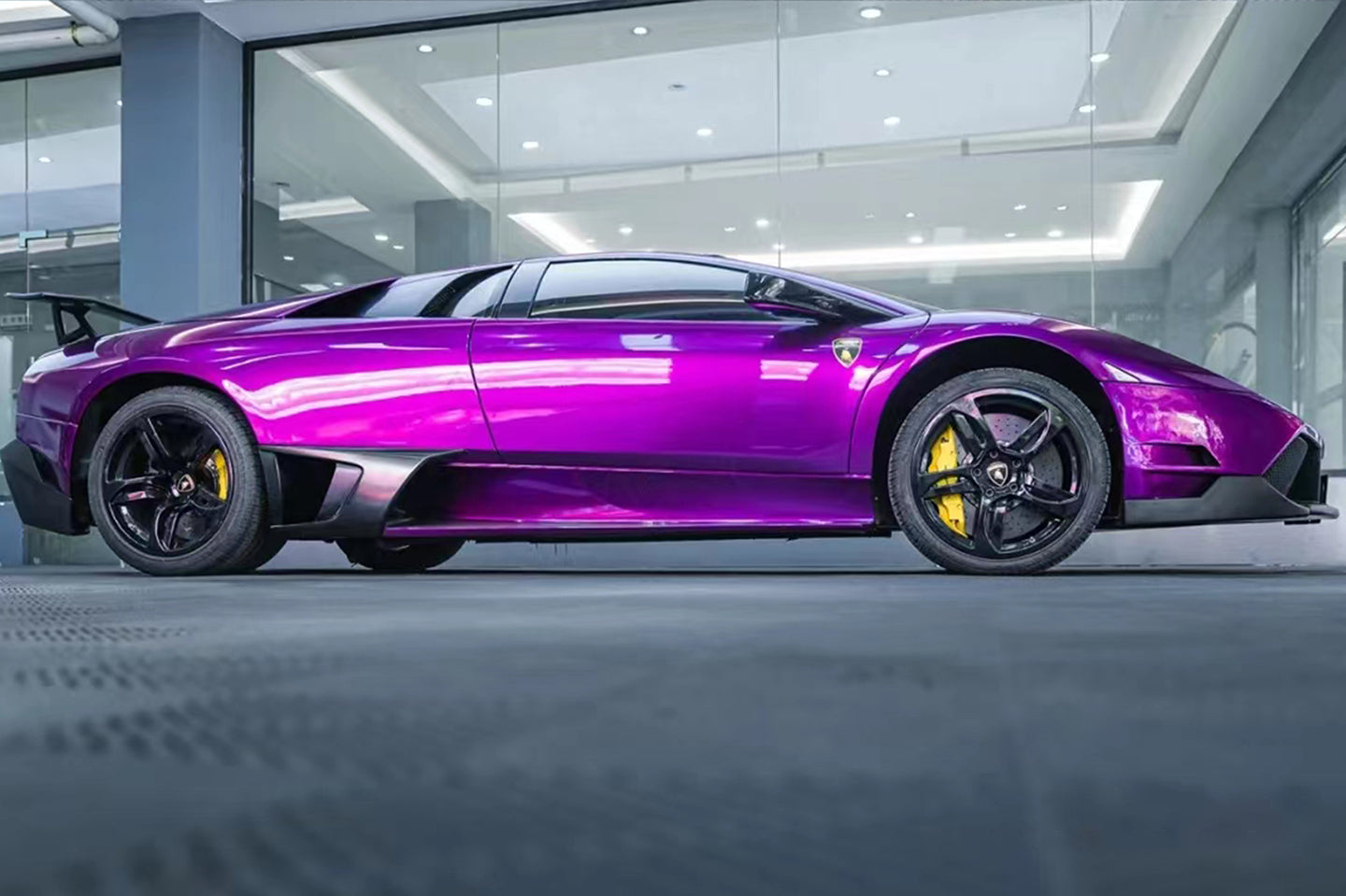 Metallic Grape Purple