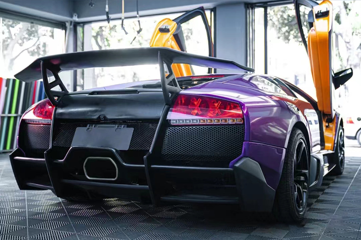 Metallic Grape Purple