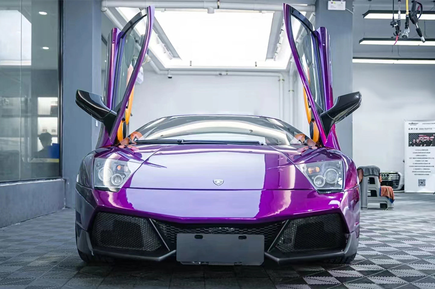 Metallic Grape Purple