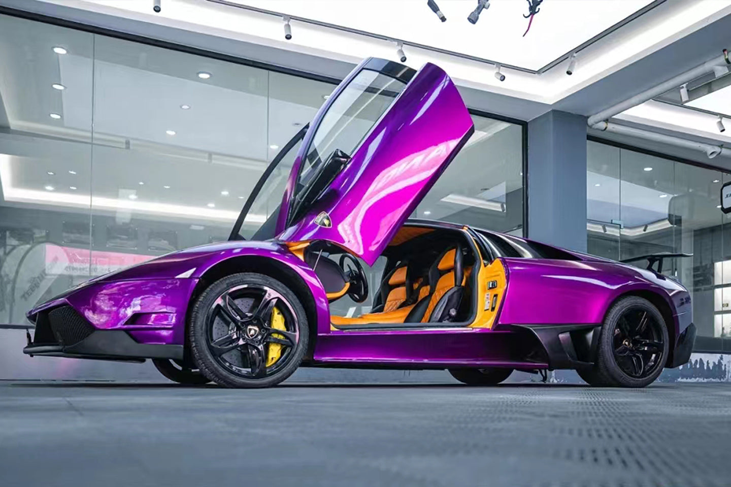 Metallic Grape Purple