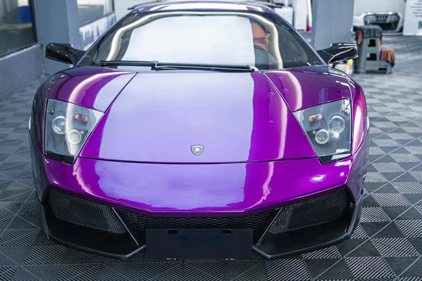 Metallic Grape Purple