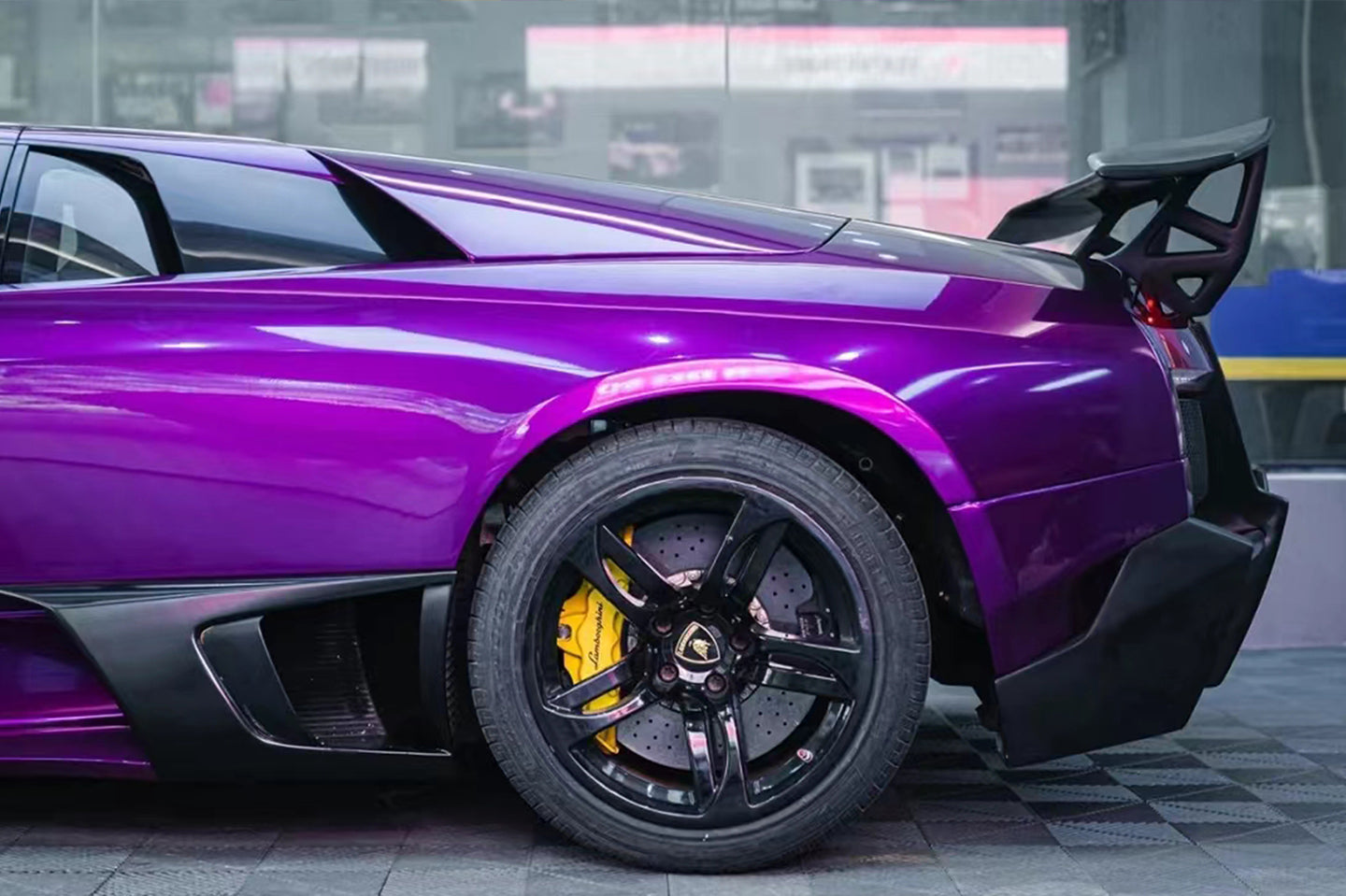 Metallic Grape Purple