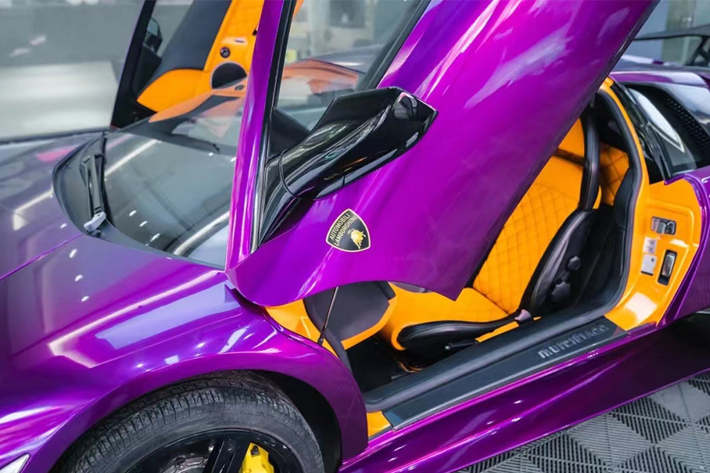 Metallic Grape Purple