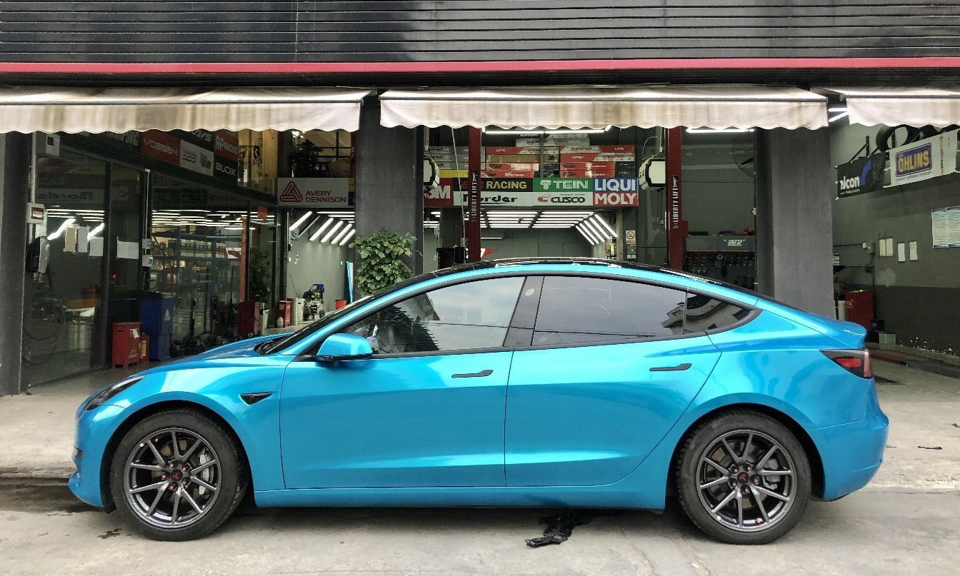 Metallic Atomic Cyan
