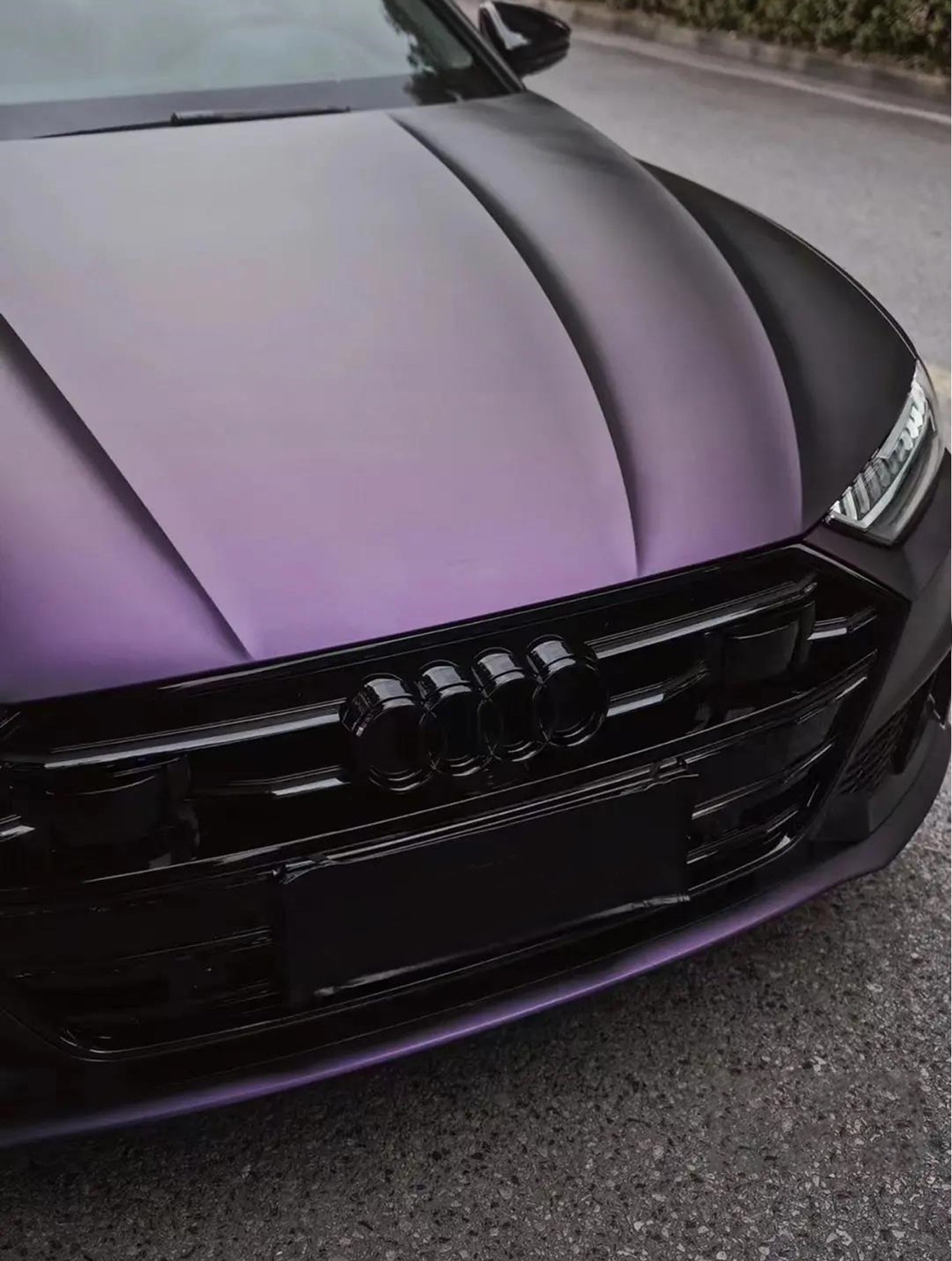 Satin Black Phantom Purple