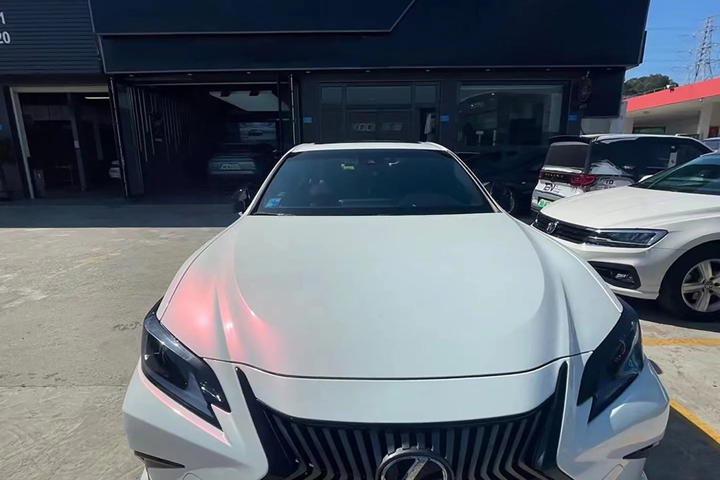 Pearl White Turns Red