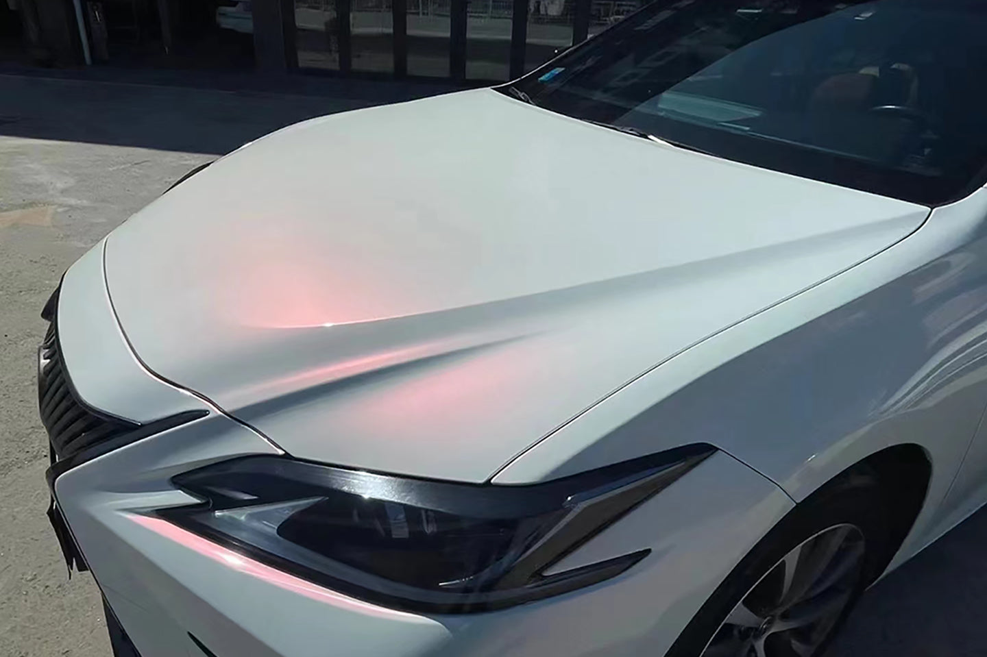 Pearl White Turns Red