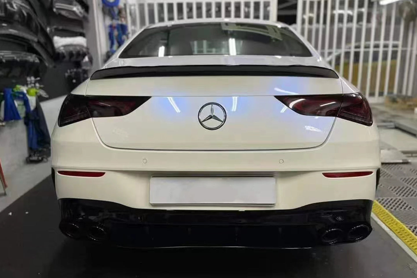 Pearl White Turns Blue