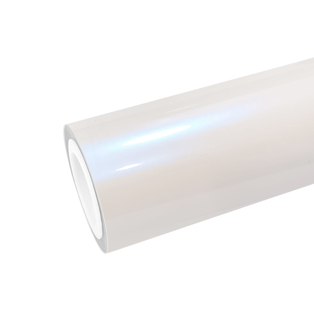Pearl White Turns Blue