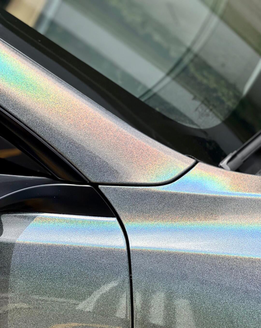 PET Colorful Laser Gray
