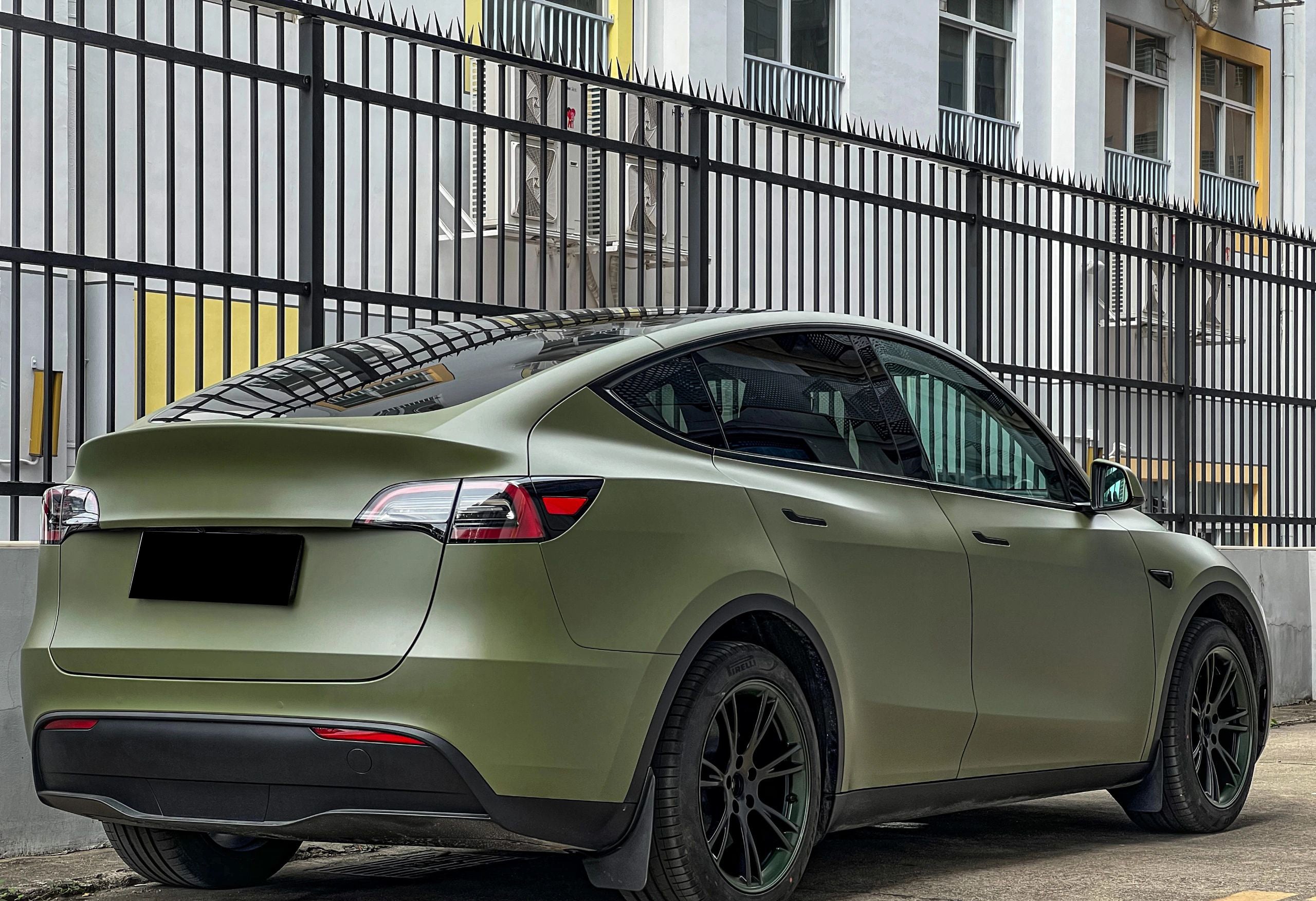 PET New Satin Army Green